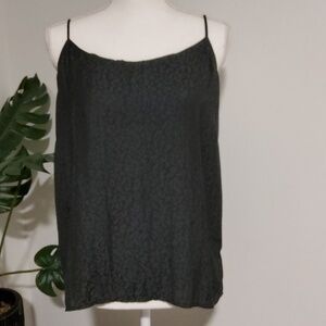 David Lerner Black Leopard Print Cami